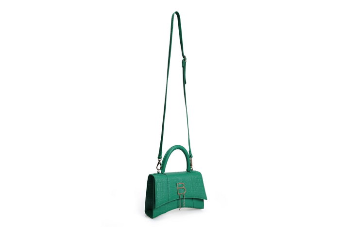 Lucky Bees Bolso de Mano Verde Lucky Bees Bolso de Mano Verde